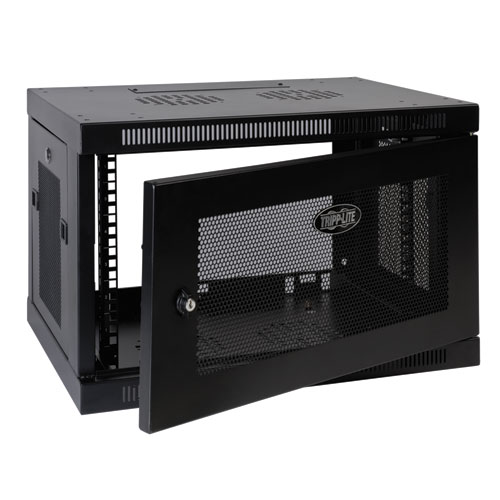 TRIPPLITE SRW9U SmartRack 9U Wall-Mount Standard-Depth Rack Enclosure Cabinet - Image 2