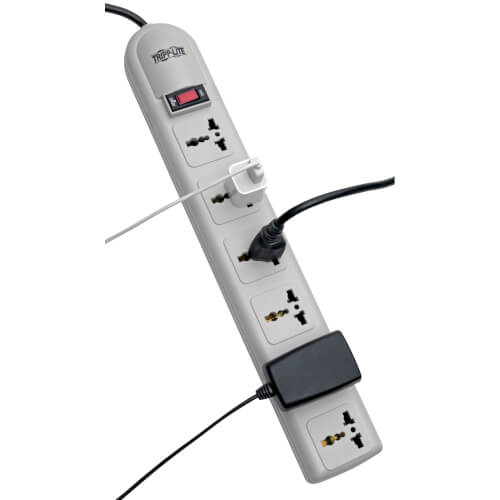 TRIPPLITE SUPER6OMNIB 6-Universal Outlet Surge Protector 1.8M Cord British Plug - Image 2