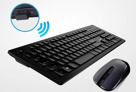 GENIUS SLIMSTAR-8008 WIRELESS SMART KEYBOARD & MOUSE COMBO - Image 2