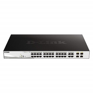 DLINK DES-1210-28P 28-PORT SWITCH POE SMART MANAGED 24+2+2SFP - Image 2