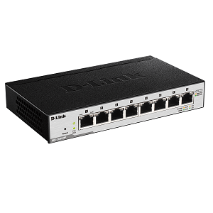 D-Link DGS-1100-08PV2 8-Port EasySmart Gigabit Ethernet PoE Switch