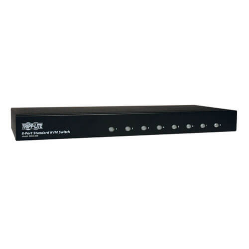 TRIPPLITE B004-008 8-Port 1U Rack-Mount KVM Switch, PS/2