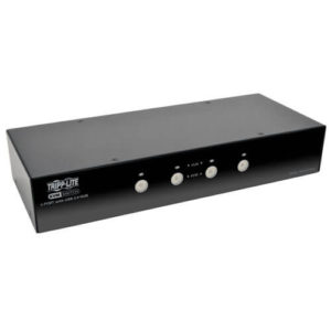TRIPPLITE B004-DPUA4-K  4-Port DisplayPort KVM Switch with Audio, Cables and USB 3.0 SuperSpeed Hub