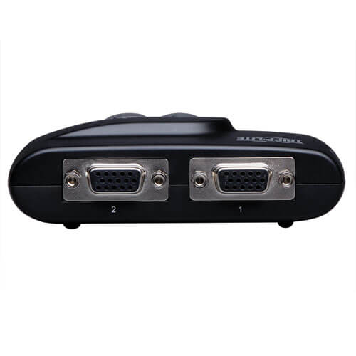 TRIPPLITE B004-VUA2-K-R  2-Port Compact USB KVM Switch with Audio and Cable - Image 3