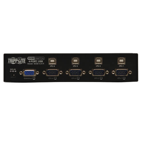 TRIPPLITE B006-VU4-R 4-Port Desktop KVM Switch (USB) - Image 2