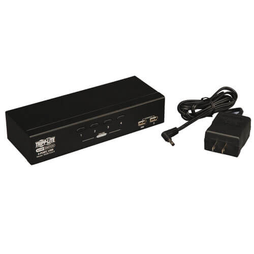 TRIPPLITE B006-VU4-R 4-Port Desktop KVM Switch (USB) - Image 3
