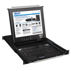 TRIPPLITE B020-016-17-IP NetDirector 16-Port 1U Rack-Mount Console KVM Switch with 17-in. LCD and IP Remote Access