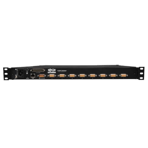 TRIPPLITE B020-U08-19-IP NetDirector 8-Port 1U Rack-Mount Console KVM Switch with 19" LCD and IP Remote Access - Image 2