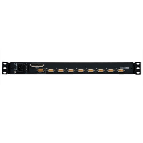 TRIPPLITE B020-U08-19-K NetDirector 8-Port 1U Rack-Mount Console KVM Switch with 19-in. LCD + 8 PS2/USB Combo Cables - Image 2