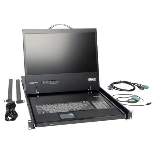 TRIPPLITE B021-000-19 1U Rack-Mount Console with 19-in. LCD - Image 5