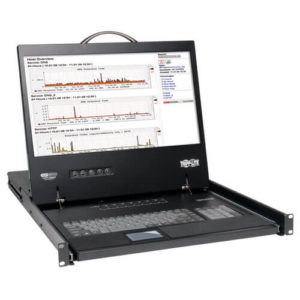 TRIPPLITE B040-008-19 NetController 8-Port 1U Rack-Mount Console KVM Switch with 19"LCD