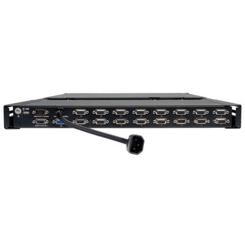 TRIPPLITE B040-016-19 NetController 16-Port 1U Rack-Mount Console KVM Switch with 19" LCD - Image 2