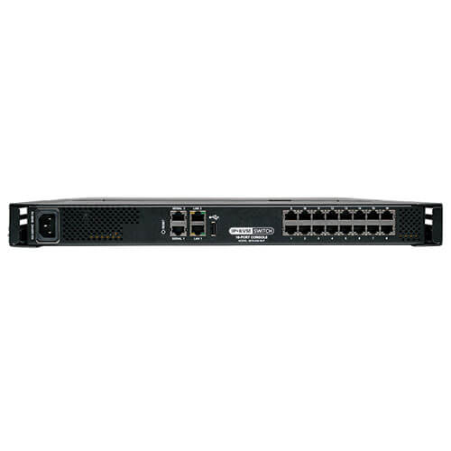 TRIPPLITE B070-016-19-IP NetCommander 16-Port Cat5 1U Rack-Mount 1+1 User Console KVM Switch with 19-in. LCD and IP Remote Access - Image 2