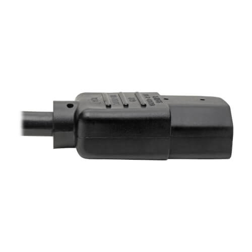TRIPPLITE P004-006-13A PDU POWER CORD, C13 to C14 - 13A, 250V, 16 AWG, 6 ft. (1.83 m), Black - Image 4