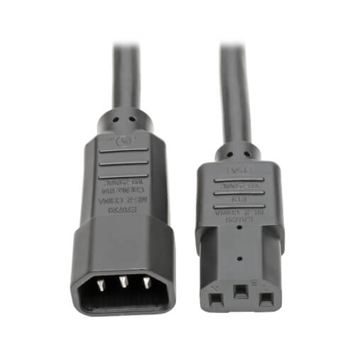 TRIPPLITE P005-006 Heavy-Duty C13 to C14 PDU-Style Power Extension Cable 6ft - Image 2