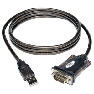 TRIPPLITE U209-000-R USB to Serial Adapter Cable for Windows, Linux and Mac 5-ft.