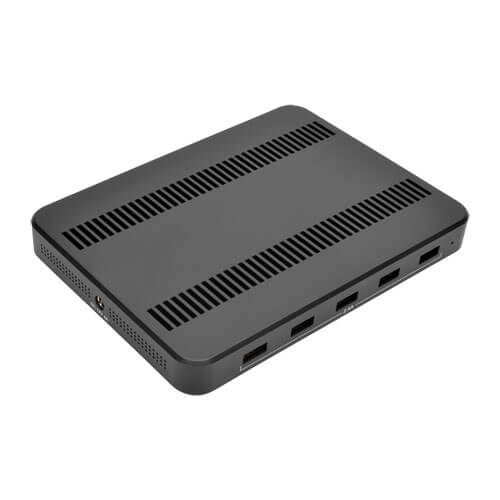 TRIPPLITE U280-005-ST 5-Port USB Charging Station with Built-In Device Storage, 12V 4A (48W) USB Charger Output - Image 5