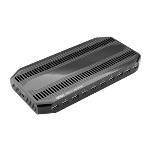 TRIPPLITE U280-010-ST-CEE 10-Port USB Charging Station with Adjustable Storage, 12V 8A (96W) USB Charger Output - Image 3