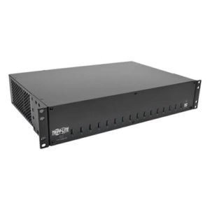 TRIPPLITE U280-016-RMINT 16-Port USB Charging Station with Syncing, 230V, 5V 40A (200W) USB Charger Output, 2U Rack-Mount