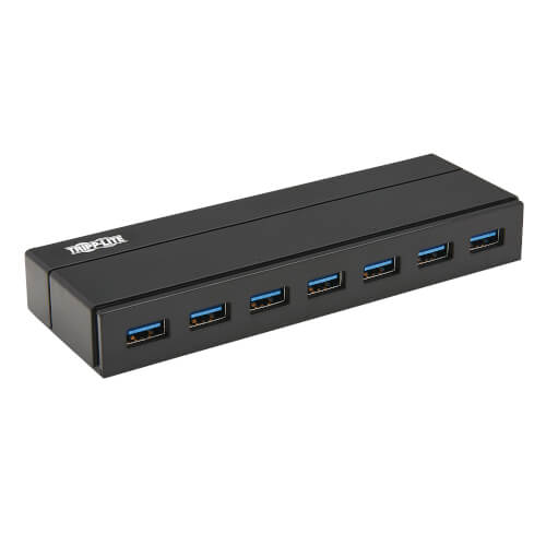 TRIPPLITE U360-007 7-Port USB 3.0 SuperSpeed Hub with BC 1.2 Charging, USB-A
