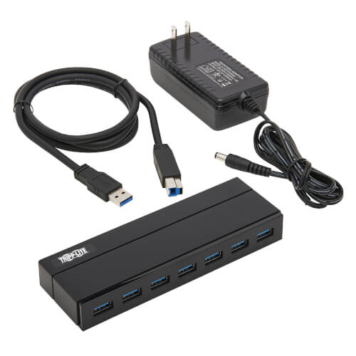 TRIPPLITE U360-007 7-Port USB 3.0 SuperSpeed Hub with BC 1.2 Charging, USB-A - Image 5
