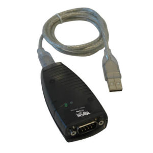 TRIPPLITE USA-19HS Keyspan USB to Serial Adapter - USB-A Male to DB9 RS232 Male, 3 ft.