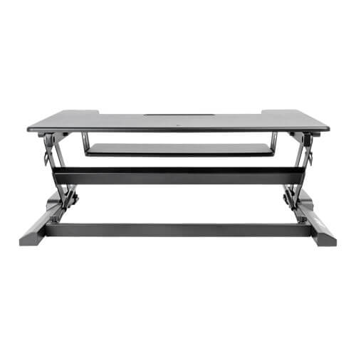 TRIPPLITE WWSSD3622 WorkWise Height-Adjustable Sit-Stand Desktop Workstation, 36 x 22 in. Monitor Platform - Image 3