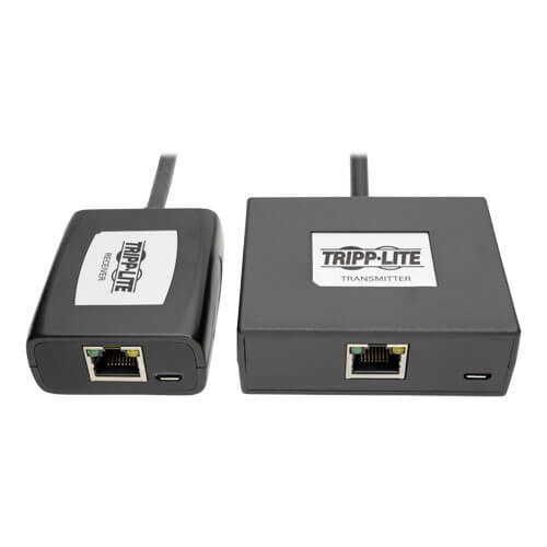 TRIPPLITE B150-1A1-HDMI DisplayPort to HDMI over Cat5/6 Active Extender Kit, Pigtail-Style Transmitter/Receiver, Video/Audio, 1080/60p, Up to 150ft. - Image 2