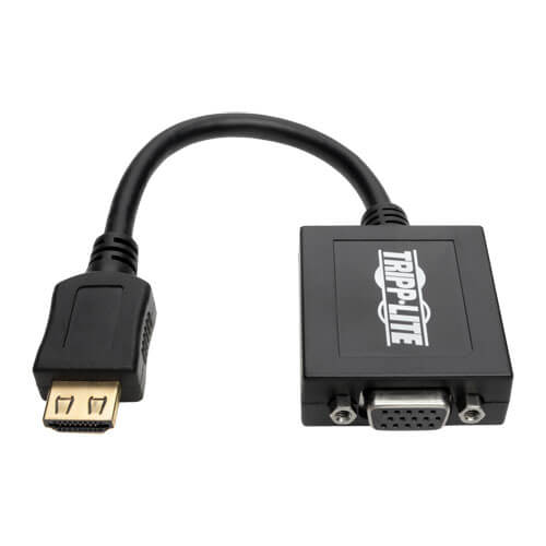 TRIPPLITE P131-06N HDMI to VGA with Audio Converter Cable Adapter for Ultrabook/Laptop/Desktop PC, 6 in. - Image 3