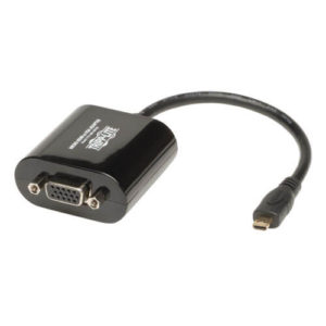 TRIPPLITE P131-06N-MICRO Micro HDMI to VGA Converter Adapter for Smartphones / Tablets / Ultrabooks