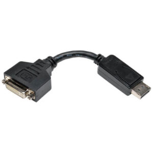 TRIPPLITE P134-000 DisplayPort to DVI Cable Adapter, Converter for DP-M to DVI-I-F