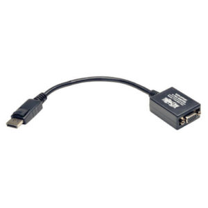 TRIPPLITE P134-06N-VGA DisplayPort to VGA Active Cable Adapter, 1920x1200/1080p (M/F), 6-in.