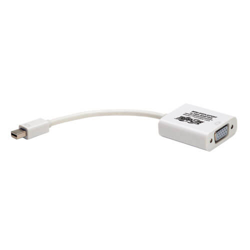 TRIPPLITE P137-06N-VGA Keyspan Mini DisplayPort to Active VGA Adapter, Video Converter for Mac/PC 6-in.