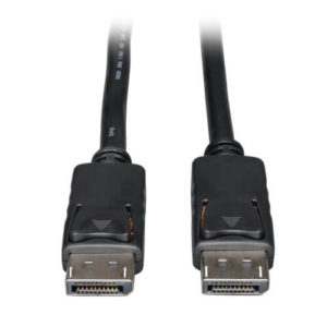 TRIPPLITE P580-006 DisplayPort Cable with Latches (M/M), 4K x 2K 3840 x 2160 @ 60Hz, 6-ft.