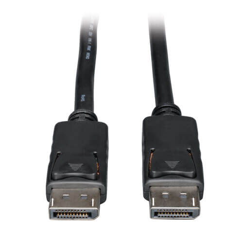 TRIPPLITE P580-010 DisplayPort to DisplayPort Cable 4K with Latches (M/M), 4K x 2K (3840 x 2160) @ 60 Hz, 10 ft.