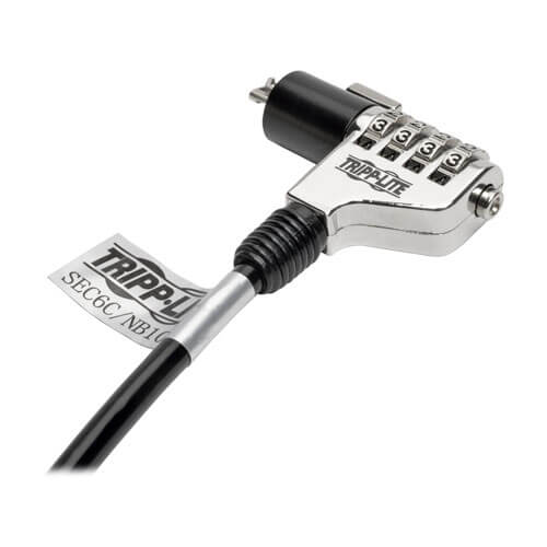 TRIPPLITE SEC6C Combination Laptop Security Lock, 6 ft. Cable - Image 3