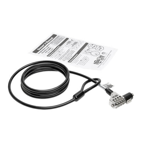 TRIPPLITE SEC6C Combination Laptop Security Lock, 6 ft. Cable - Image 4