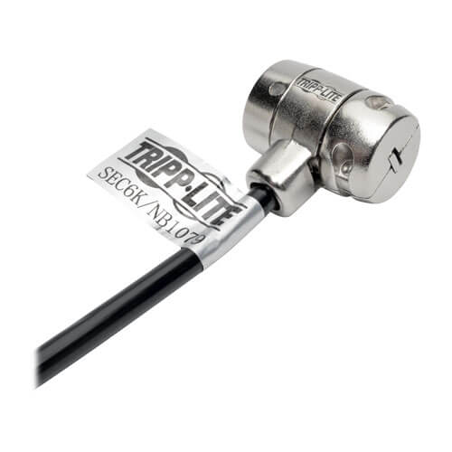 TRIPPLITE SEC6K Keyed Laptop Security Lock, 6 ft. Cable - Image 3