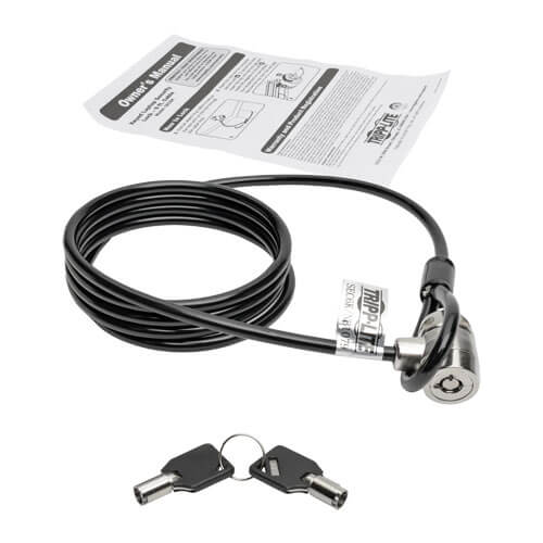 TRIPPLITE SEC6K Keyed Laptop Security Lock, 6 ft. Cable - Image 4