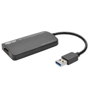 TRIPPLITE U344-001-DP-4K USB 3.0 SuperSpeed to DisplayPort Dual-Monitor External Video Graphics Card Adapter