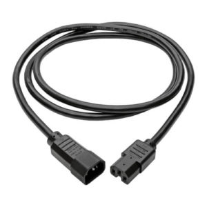 TRIPPLITE P018-006 Power Cord C14 to C15 - Heavy Duty, 15A, 250V, 14 AWG, 6 ft., Black