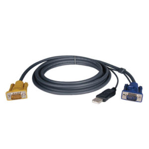 TRIPPLITE P776-010  USB (2-in-1) Cable Kit for NetDirector KVM Switch B020-Series and KVM B022-Series, 10-ft.