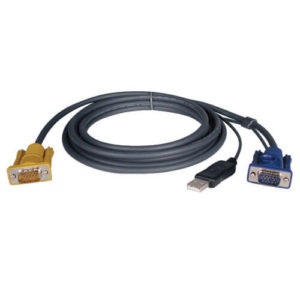 TRIPPLITE P776-019 USB (2-in-1) Cable Kit for NetDirector KVM Switch B020-Series and KVM B022-Series, 19-ft.