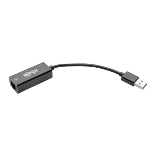 TRIPPLITE U336-000-R USB 3.0 to Gigabit Ethernet NIC Network Adapter - 10/100/1000 Mbps, Black - Image 3