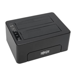 TRIPPLITE U339-002 USB 3.0 SuperSpeed to Dual SATA External Hard Drive Docking Station with Cloning for 2.5 in./3.5 in. HDD