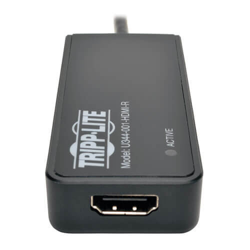 TRIPPLITE U344-001-HDMI-R USB 3.0 SuperSpeed to HDMI Dual Monitor External Video Graphics Card Adapter, 512 MB SDRAM - 2048x1152,1080p - Image 2