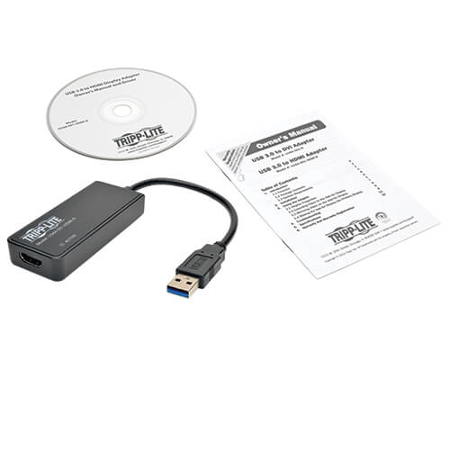TRIPPLITE U344-001-HDMI-R USB 3.0 SuperSpeed to HDMI Dual Monitor External Video Graphics Card Adapter, 512 MB SDRAM - 2048x1152,1080p - Image 4