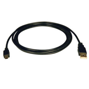 TRIPPLITE U030-006 USB 2.0 A to Mini-B Cable (A to 5Pin Mini-B M/M), 6-ft.