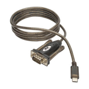 TRIPPLITE U209-005-C USB-C to RS232 (DB9) Serial Adapter Cable (M/M), 5 ft.