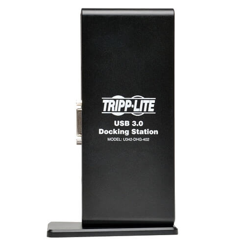 TRIPPLITE U342-DHG-402 USB 3.0 SuperSpeed Laptop Dual Head Docking Station - HDMI and DVI Video, Audio, USB Hub Ports and Ethernet - Image 4